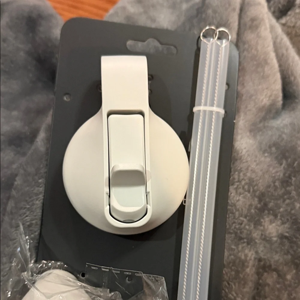White straw lid Set